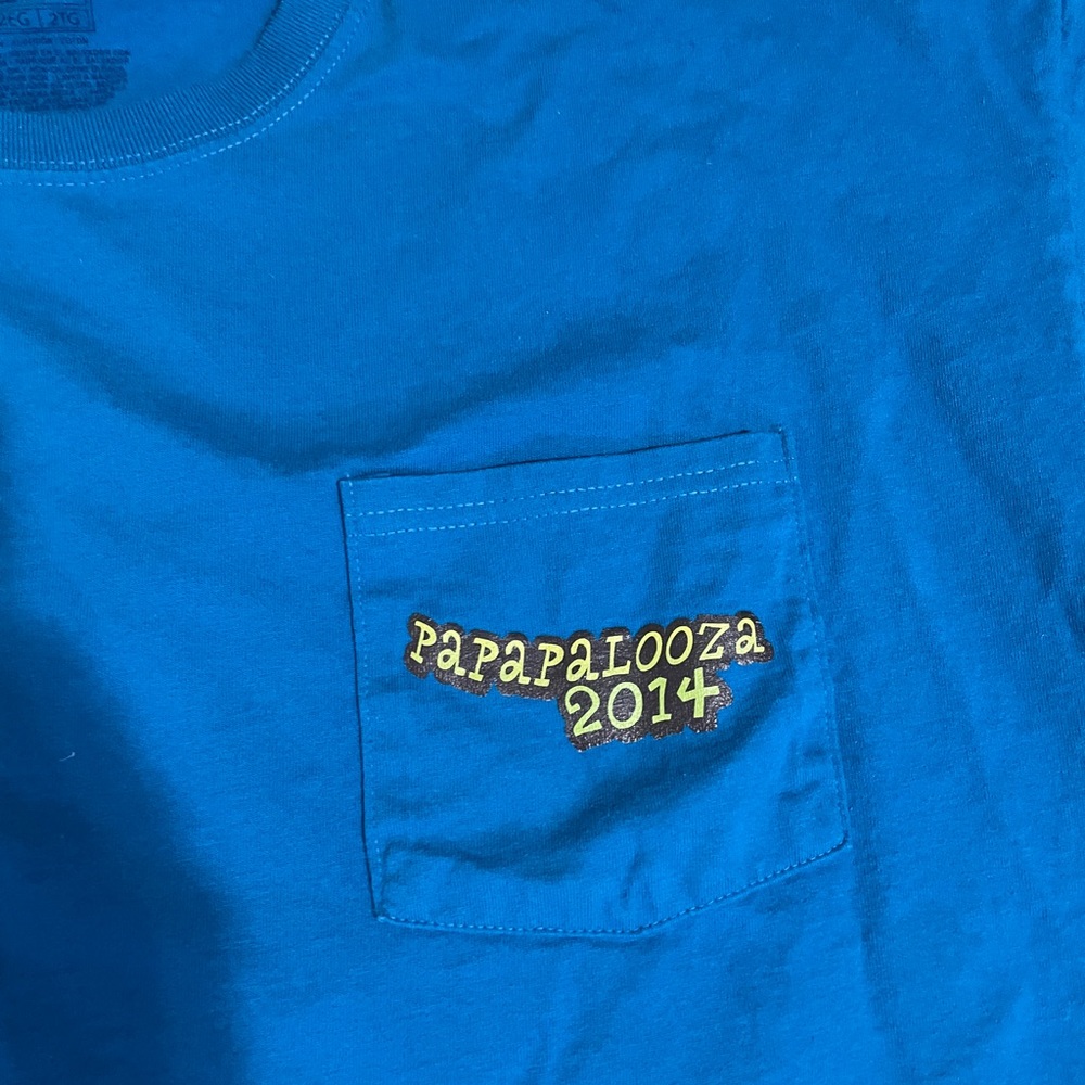 Papapalooza 2014 shirt with pocket